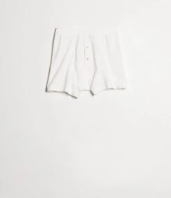 Merz B. Schwanen 255 Button Fly Boxer - White