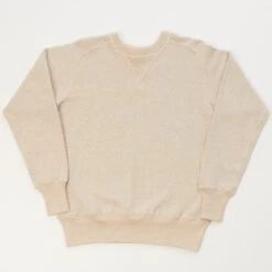 Warehouse & Co 404 Freedom Sleeve Sweatshirt - Oatmeal