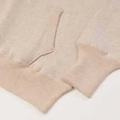 Warehouse & Co 450 Two Needle Hooded Sweatshirt - Oatmeal -Hartford Sale Store 450HOODEDSWEAT OATMEAL2