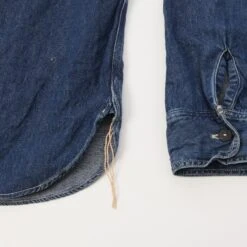 Spellbound 46-161E Denim Work Shirt - Mid Wash -Hartford Sale Store 46 161E 27 8 DENIMWORKSHIRTWASHED3