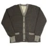 Full Count 3730 Sweat Cardigan - Charcoal -Hartford Sale Store 4730cardigancharcoal 3050 2349