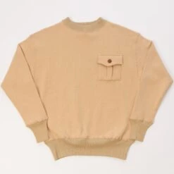 Warehouse & Co 478 Military Sweatshirt - Beige