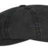Stetson 6841106-1 Hatteras Cotton Flat Cap - Black -Hartford Sale Store 6841106 1