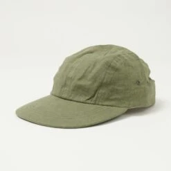 Anonymous Ism French Linen Kyoto Cap - Khaki