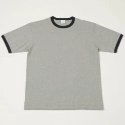 A Vontade Ringer T-Shirt - Grey/Ink