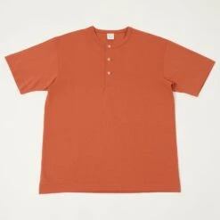 A Vontade Henley T-Shirt - Sunburn Red