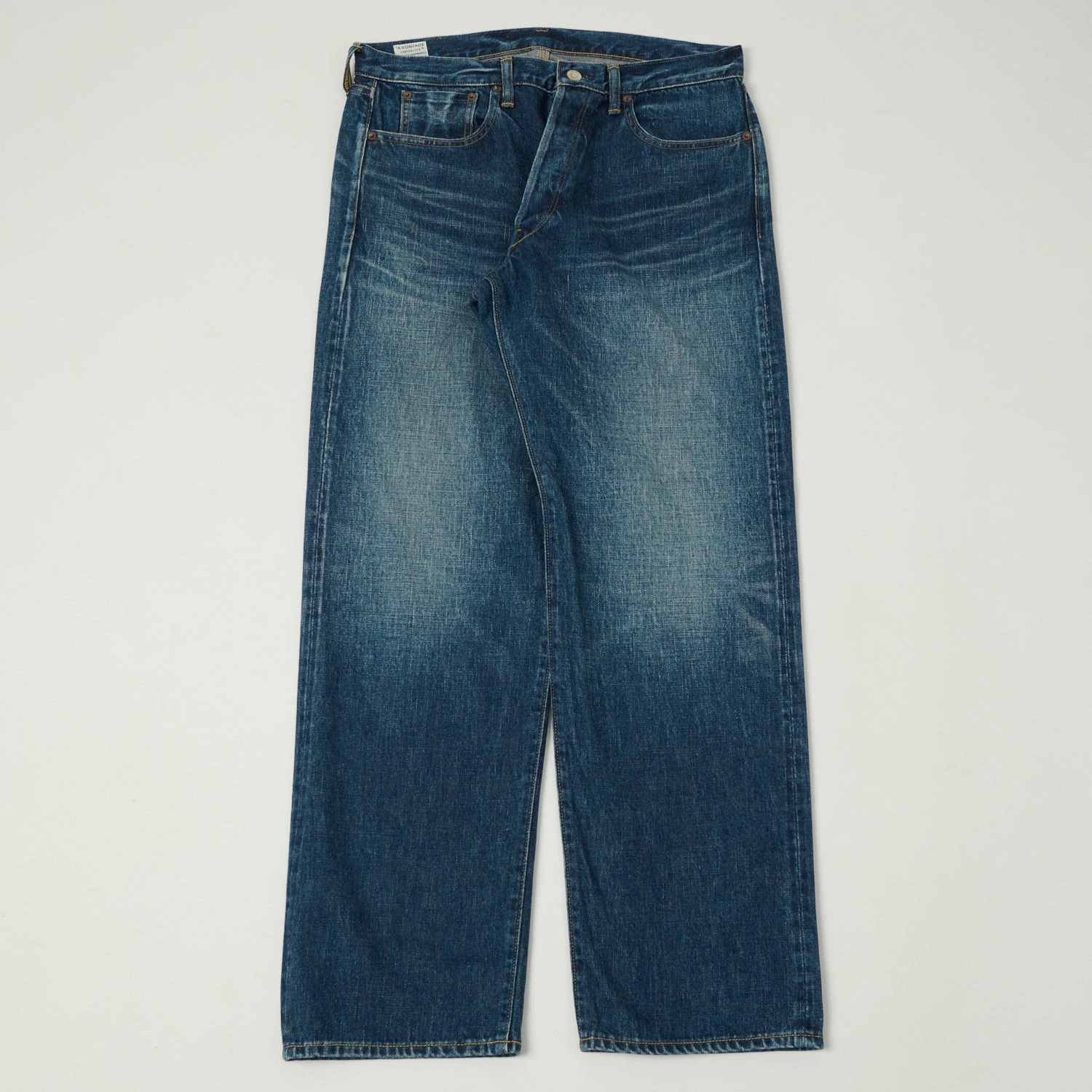 A Vontade 5 Pocket Jean - Dark Blue Wash 3 A Vontade 5 Pocket Jean - Dark Blue Wash
