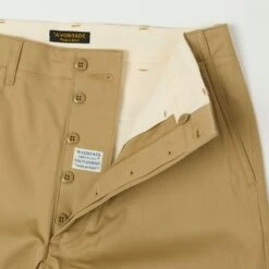 A Vontade Wide Fit Chino Trouser - Beige -Hartford Sale Store AVONTADE WIDEFITCHINO 7