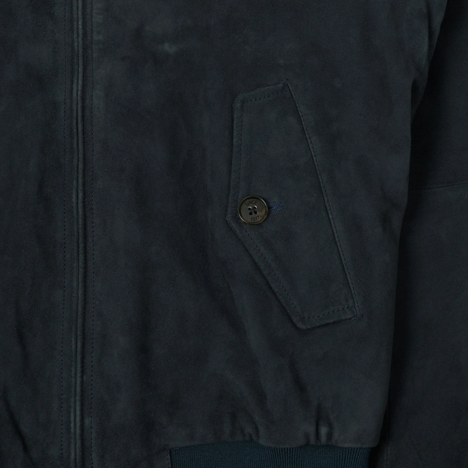 Baracuta G9 Suede Harrington Jacket - Navy 7 Baracuta G9 Suede Harrington Jacket - Navy - Image 5