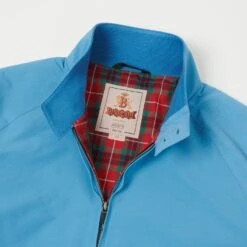 Baracuta G9 'Baracuta Cloth' Harrington Jacket - Heritage Blue 7 Baracuta G9 'Baracuta Cloth' Harrington Jacket - Heritage Blue -Hartford Sale Store BARACUTA G9CLOTHJACKET HBLUE3