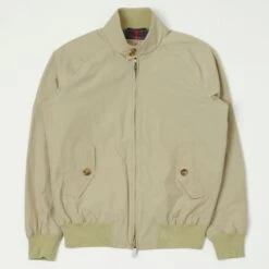 Baracuta G9 'Baracuta Cloth' Harrington Jacket - Natural