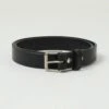 Barnes & Moore Slim Roller Belt - Black/Nickel -Hartford Sale Store BARNESANDMOORE 1