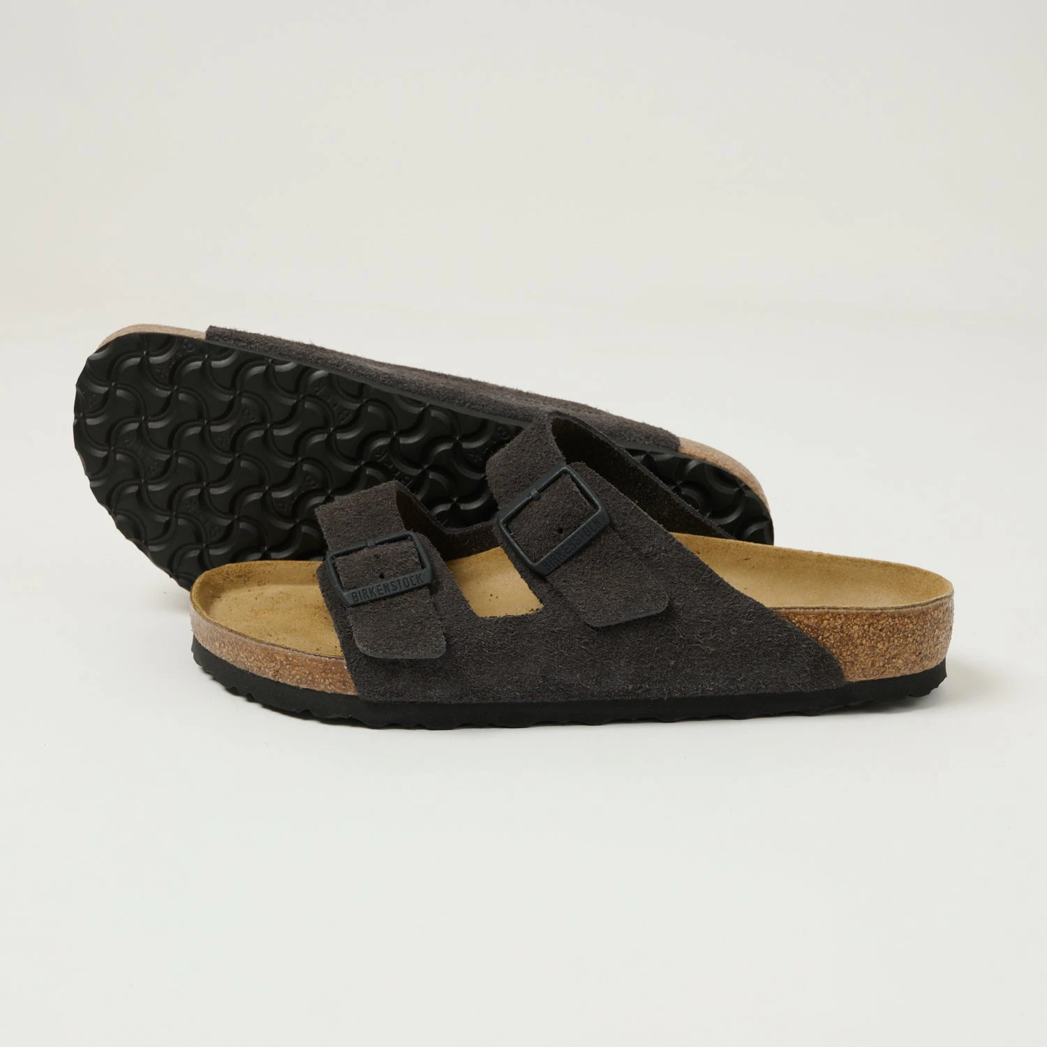 Birkenstock Arizona Suede Leather Sandal - Velvet Grey 4 Birkenstock Arizona Suede Leather Sandal - Velvet Grey - Image 2