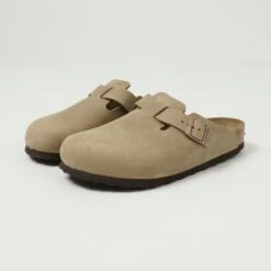 Birkenstock Boston Oiled Leather Shoe - Tobacco Brown