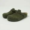 Birkenstock Boston Suede Leather Shoe - Thyme -Hartford Sale Store BIRKENSTOCK BOSTONSUEDE THYME1