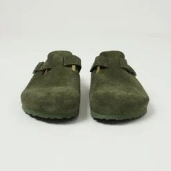 Birkenstock Boston Suede Leather Shoe - Thyme -Hartford Sale Store BIRKENSTOCK BOSTONSUEDE THYME2