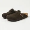 Birkenstock Boston Suede Leather Shoe - Mocha -Hartford Sale Store BIRKENSTOCK BOSTON MOCHA