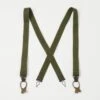 Buzz Rickson's A-11 Trouser Suspenders - Olive -Hartford Sale Store BUZZRICKSONS BR02718A 11SUSPENDER OLIVE