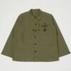 Buzz Rickson's M-1944 Herringbone Utility Jacket - Olive 2 Buzz Rickson's M-1944 Herringbone Utility Jacket - Olive -Hartford Sale Store BUZZRICKSONS BR15123USMCJACKET OLIVE