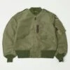 Buzz Rickson's L-2 'Reed Products Inc.' Flying Light Jacket - Olive Drab -Hartford Sale Store BUZZRICKSONS BR15125L 2FLYINGJACKET OLIVEDRAB