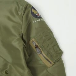 Buzz Rickson's L-2 'Reed Products Inc.' Flying Light Jacket - Olive Drab -Hartford Sale Store BUZZRICKSONS BR15125L 2FLYINGJACKET OLIVEDRAB5