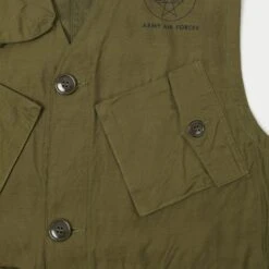 Buzz Rickson's Type C-1 Civilian Vest - Olive -Hartford Sale Store BUZZRICKSONS BR15326TYPEC 1VEST OLIVE4