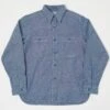 Buzz Rickson's USN Chambray Work Shirt - Blue -Hartford Sale Store BUZZRICKSONS BR25995CHAMBRAYSHIRT BLUE