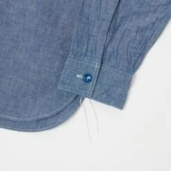 Buzz Rickson's USN Chambray Work Shirt - Blue -Hartford Sale Store BUZZRICKSONS BR25995CHAMBRAYSHIRT BLUE2