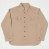 Buzz Rickson's Herringbone Work Shirt - Beige