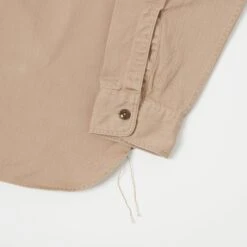 Buzz Rickson's Herringbone Work Shirt - Beige -Hartford Sale Store BUZZRICKSONS BR26081SHIRT DUSTYPINK5