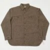 Buzz Rickson's Covert Work Shirt - Brown -Hartford Sale Store BUZZRICKSONS BR26082COVERTSHIRT BROWN