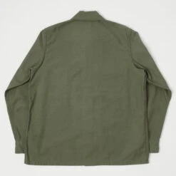 Buzz Rickson's OG-107 Cotton Sateen Utility Shirt - Olive -Hartford Sale Store BUZZRICKSONS BR28607OVERSHIRT GREEN1