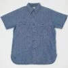 Buzz Rickson's S/S Chambray Shirt - Blue -Hartford Sale Store BUZZRICKSONS BR35856SSCHAMBRAYSHIRT BLUE