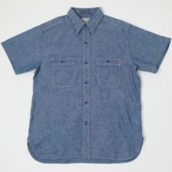 Buzz Rickson's S/S Chambray Shirt - Blue