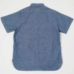 Buzz Rickson's S/S Chambray Shirt - Blue -Hartford Sale Store BUZZRICKSONS BR35856SSCHAMBRAYSHIRT BLUE1