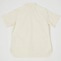 Buzz Rickson's S/S Chambray Shirt - White 10 Buzz Rickson's S/S Chambray Shirt - White -Hartford Sale Store BUZZRICKSONS BR35857SSSHIRT OFFWHITE1