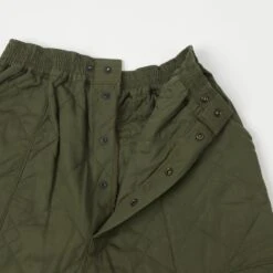 Buzz Rickson's CWU-9P Civilian Model Liner Trouser - Olive -Hartford Sale Store BUZZRICKSONS BR42338QUILTEDTROUSERS OLIVE5
