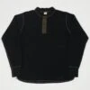 Buzz Rickson's L/S Thermal Henley - Black -Hartford Sale Store BUZZRICKSONS BR68130LSHENLEYTHERMAL BLACK