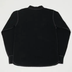 Buzz Rickson's L/S Thermal Henley - Black -Hartford Sale Store BUZZRICKSONS BR68130LSHENLEYTHERMAL BLACK1
