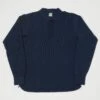 Buzz Rickson's L/S Thermal Henley - Navy -Hartford Sale Store BUZZRICKSONS BR68130LSHENLEYTHERMAL NAVY