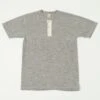 Buzz Rickson's S/S Henley Tee - Grey Melange -Hartford Sale Store BUZZRICKSONS BR79192SSHENLEY GREY1