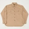 Buzz Rickson's Herringbone Open Pocket Work Shirt - Beige -Hartford Sale Store BUZZRICKSONS HERRINGBONEWORKSHIRT 5