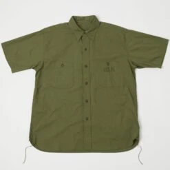 Buzz Rickson's BR38400 N-3 S/S Utility Shirt - Olive