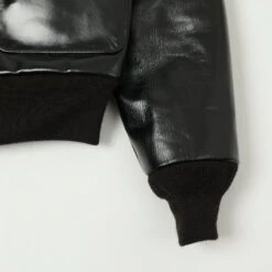 Buzz Rickson's X William Gibson A-2 Rough Wear Leather Flight Jacket - Black -Hartford Sale Store BUZZRICKSONS WILLIAMGIBSONA 2LEATHER BLACK3