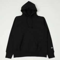 Champion Made In USA Reverse Weave Hoodie - Black