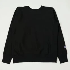 Champion Made In USA Reverse Weave Crewneck Sweatshirt - Black