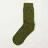 Chamula Alpaca Super Warm Sock - Green -Hartford Sale Store CHAMULA 58