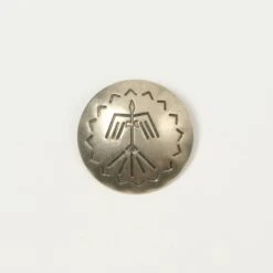 Yuketen 1 1/2" Concho Pin E - Nickel Silver