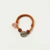 Chamula Horsehair Concho Bracelet - Orange/Brown -Hartford Sale Store CHAMULA HBR109 27