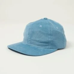 Dehen 1920 Covered Corduroy Baseball Cap - Dusty Blue